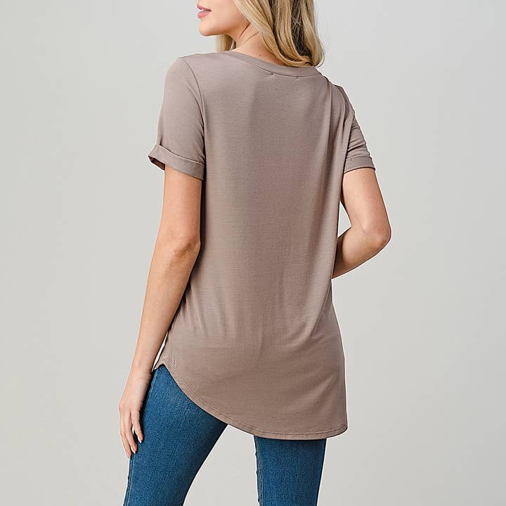 Heimious – Engroshandel T-shirt – til kvinder – Kortærmet rundhalset Modal T-shirt med afslappet pasform, T4537