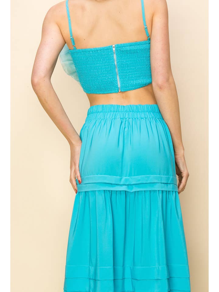 QMP Moda - Wholesale Blouse - Women's - FLOWER TOP WITH ELASTIC BACK AND ZIPPER7