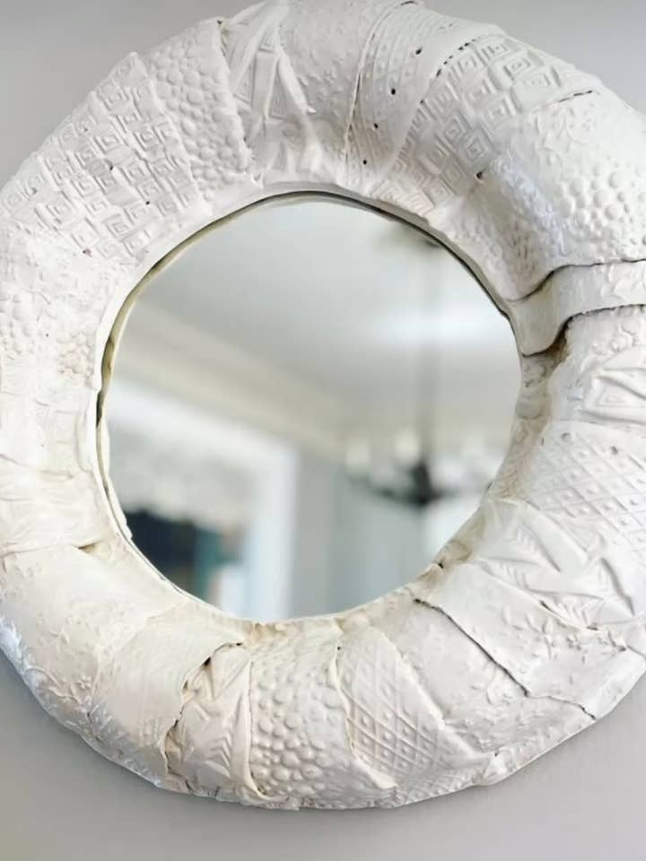 Athena wall mirror for wholesale by Objects in Clay