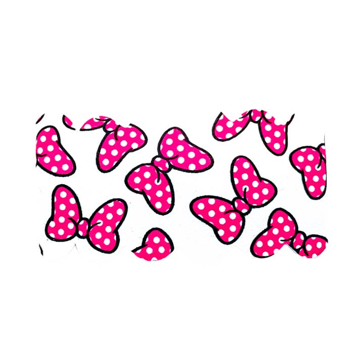 Nœud rose à pois Snap Clip pour la vente par BOWverwhelmed, Llc