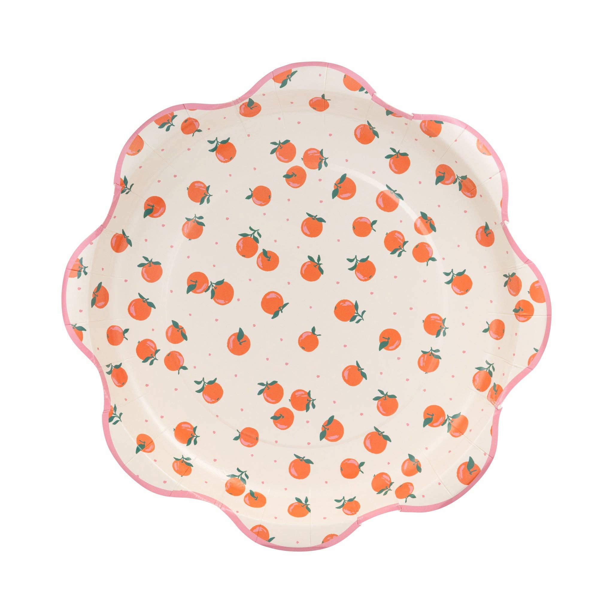 My Mind’s Eye - Wholesale Disposable Plate - ORA1141 - Oranges 10 inch Plate