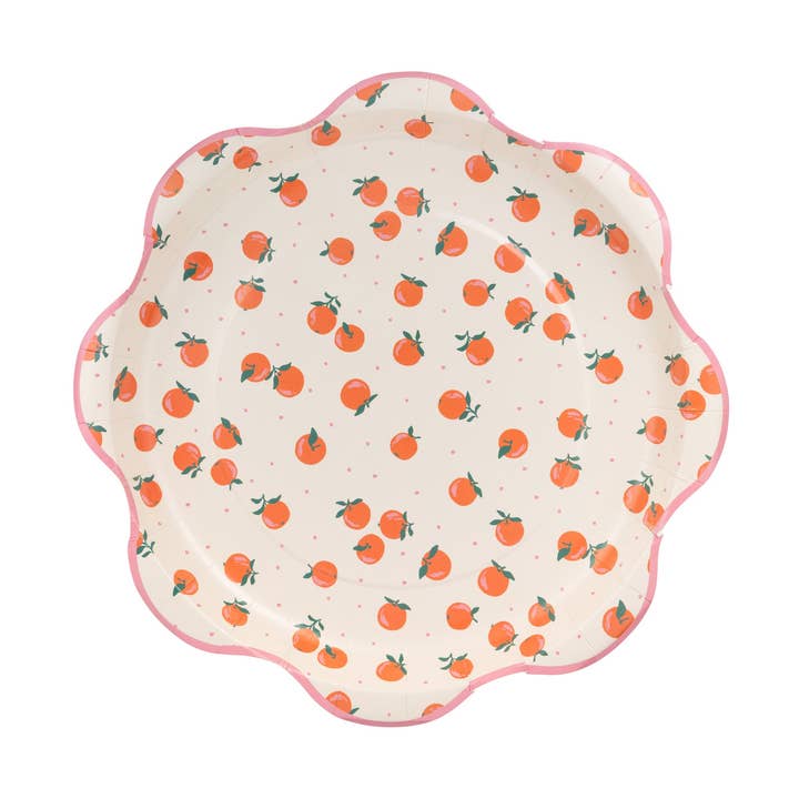 My Mind’s Eye - Wholesale Disposable Plate - ORA1141 - Oranges 10 inch Plate0