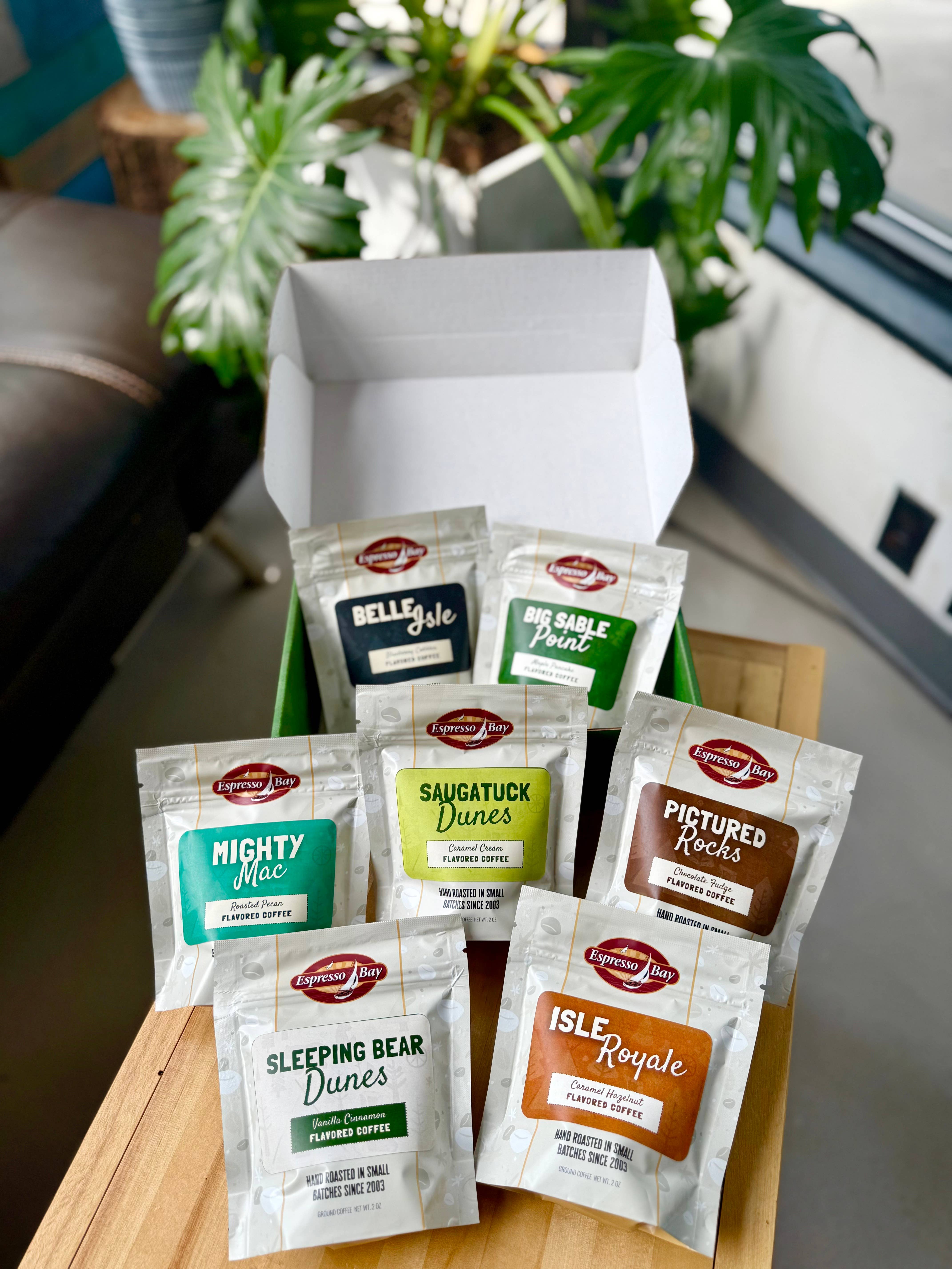 Espresso Bay - Wholesale Ground Coffee - NEW! Travel Michigan Coffee Box3