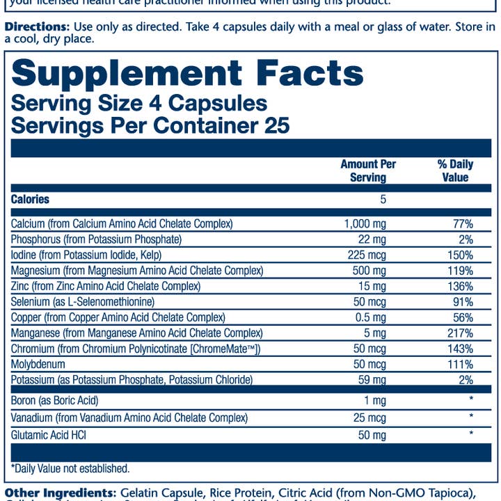 Solaray - Wholesale Oral Supplement/Vitamin - Mega Multi Mineral, Iron-Free1