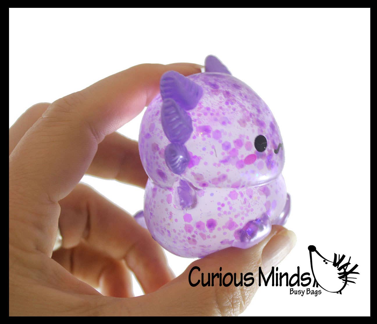 Curious Minds Toys - Wholesale Squishy toy – Kids & Baby - 1 Axolotl Sugar Ball - Syrup Molasses Thick Glue/Gel Stress9
