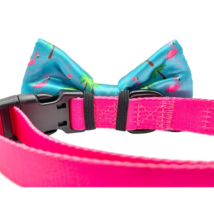 Cutie Ties – Großhandel Fliege für Haustiere – Hund – Flamingo Miami Vice Fliege für Hunde