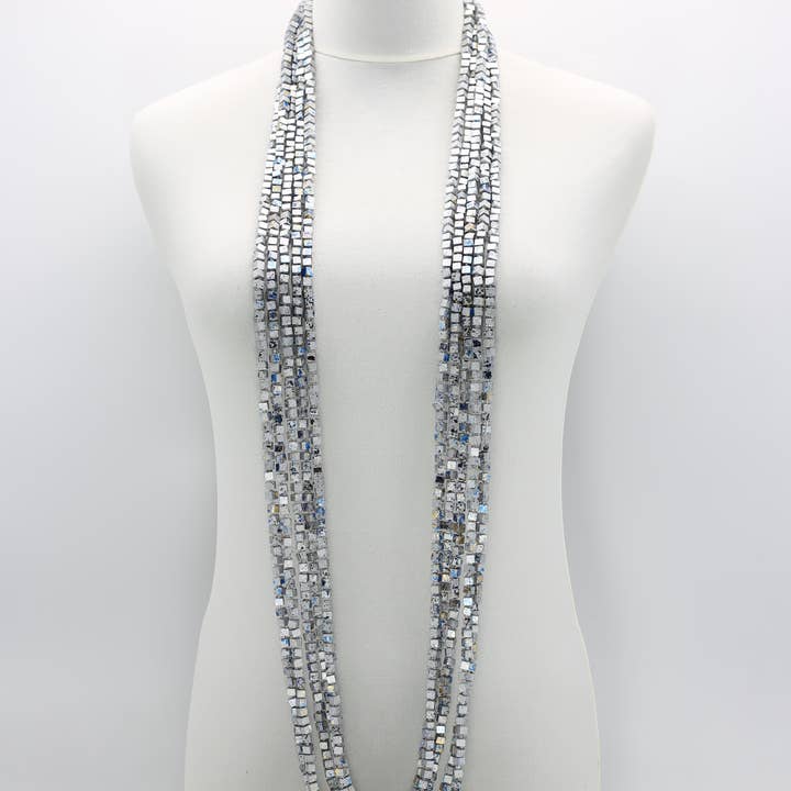 Jianhui London – Engroshandel Perlehalskæde – Næste Pashmina Halskæder - Hånd-forgyldt - 5-streng