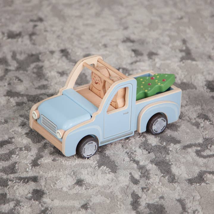 ODEAS – Großhandel Holzspielzeug – Kinder – Holz-Spielzeugauto Pickup