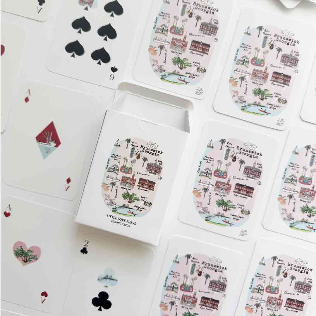 Little Love Press - Wholesale Playing Cards - Custom City Map Playing Cards3