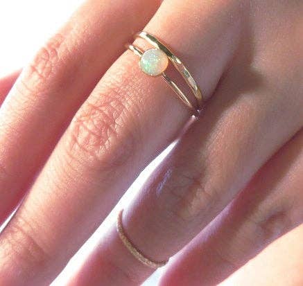 A Wild Violet – Großhandel Einzelstein-/Solitär-Ring – Feuer-Opal-Ring0