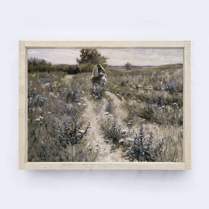 Vintage Framed Print | Desert Meadow Horizontal A49 for wholesale by Hoekstra Decor