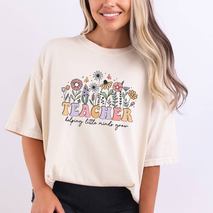 Lærerblomster for engroshandel hos Trendy Tees Wholesale And Boutique