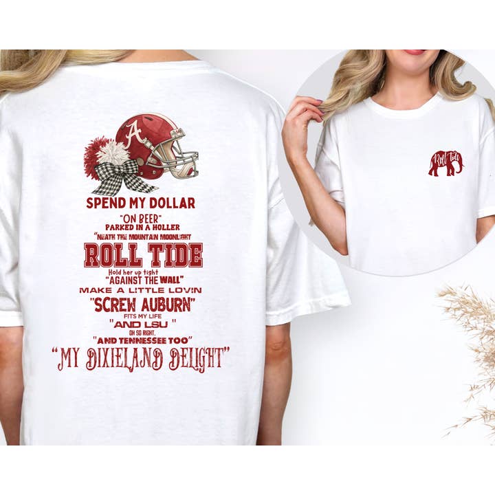 Dixieland Delight Tee for engroshandel hos Pocketful of Prints