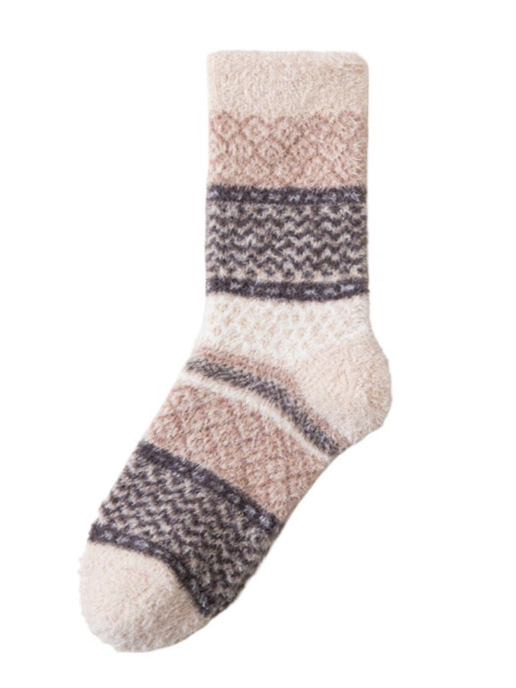 Funkyrel® Atzbranding Limited - Wholesale Socks - Women's - Rufia - Cozy Fleece Thick Mid-Calf Socks10