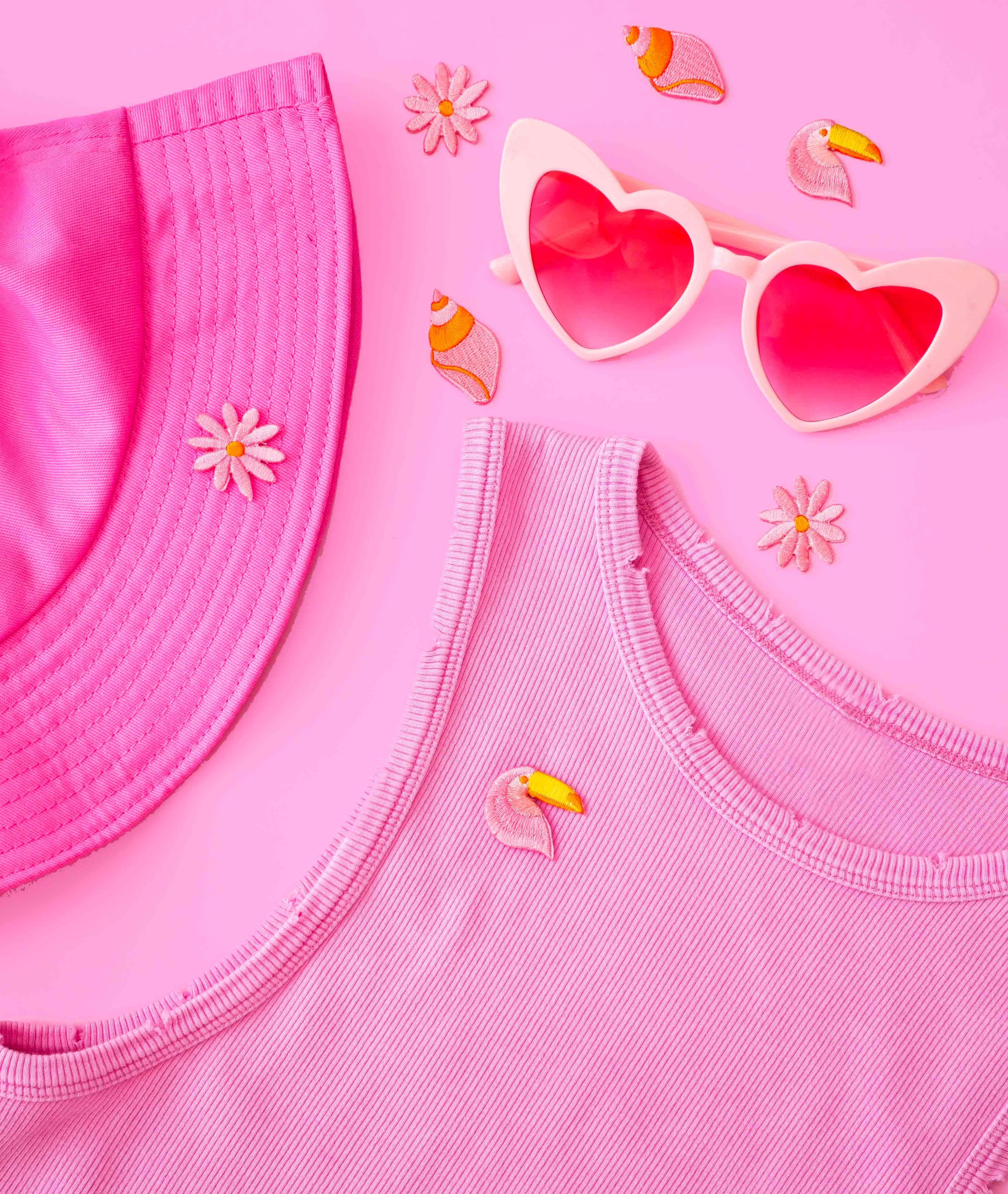 MALICIEUSE - Wholesale Patch - Mini Patch Daisy Pink3