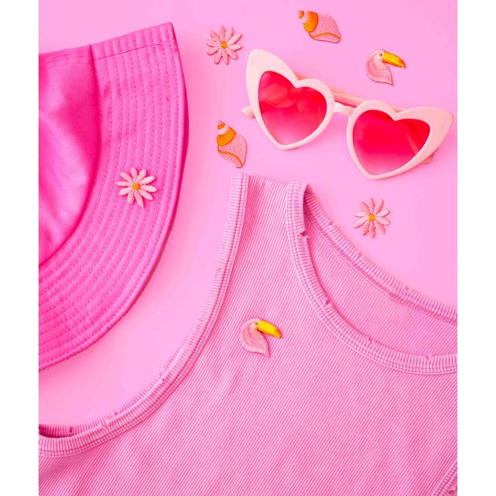 MALICIEUSE - Wholesale Patch - Mini Patch Daisy Pink3