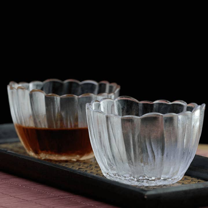 TsukiGlass - Vendita all'ingrosso Bicchieri da cocktail/superalcolici - Set di 4 bicchieri da whisky in cristallo giapponese Mizu