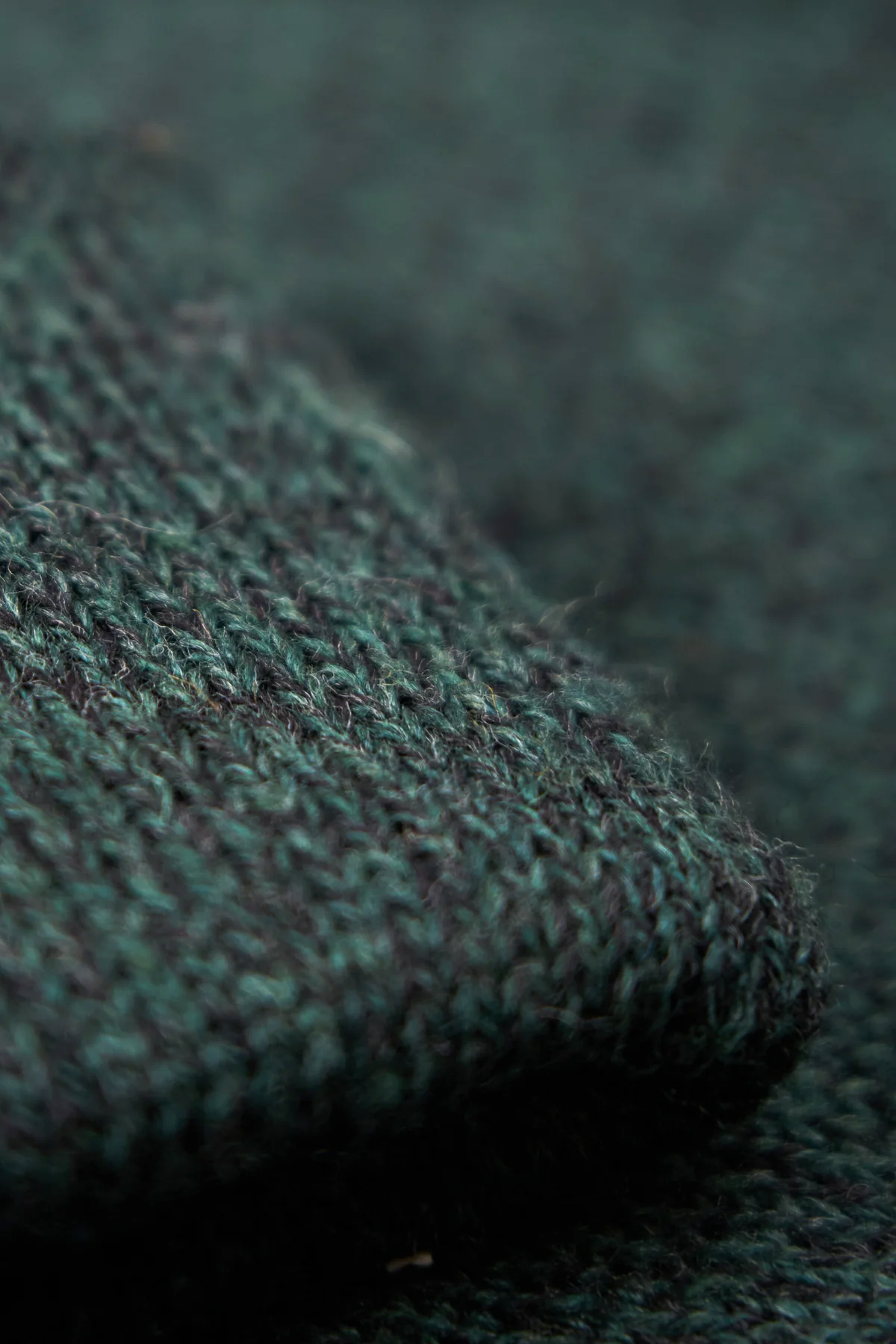 Upstate Stock - Wholesale Beanie - Unisex - Hunter Melange Ragg Wool Beanie3