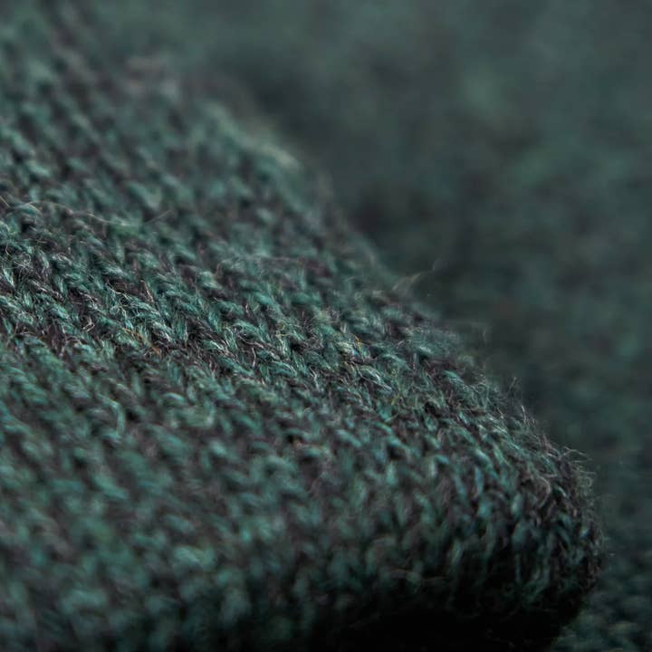 Upstate Stock - Wholesale Beanie - Unisex - Hunter Melange Ragg Wool Beanie3