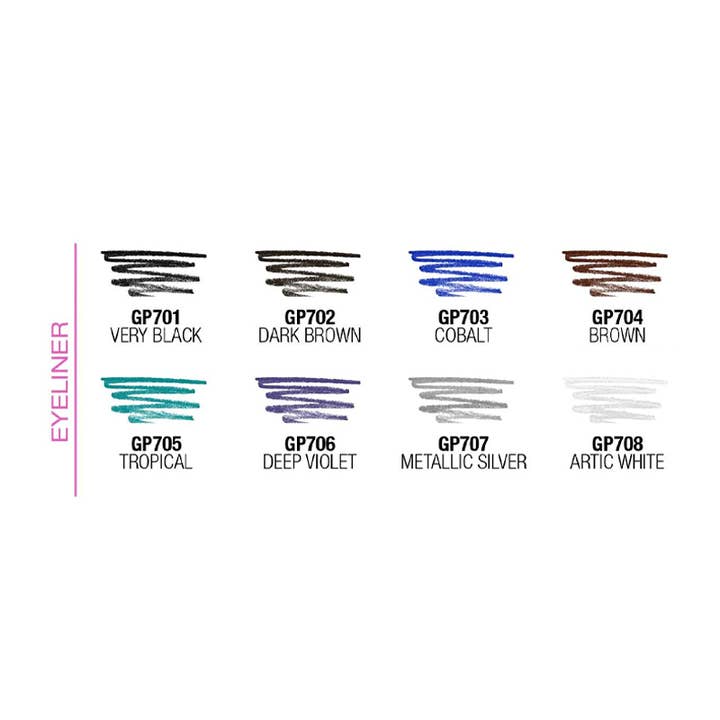 PINEAPPLE Beauty - Wholesale Eyeliner/Pencil - LA Girl GCD267.1 Precision Liner Pencils Display - 225pc3