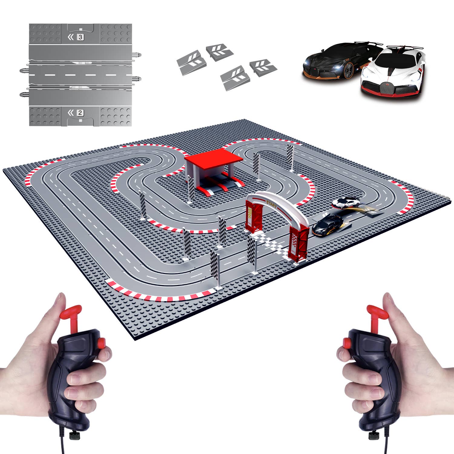 Jupiter Creations - Wholesale Toy Car/Truck - Kids - Turbo City Bugatti Large track w/ Ramps and lap counter1