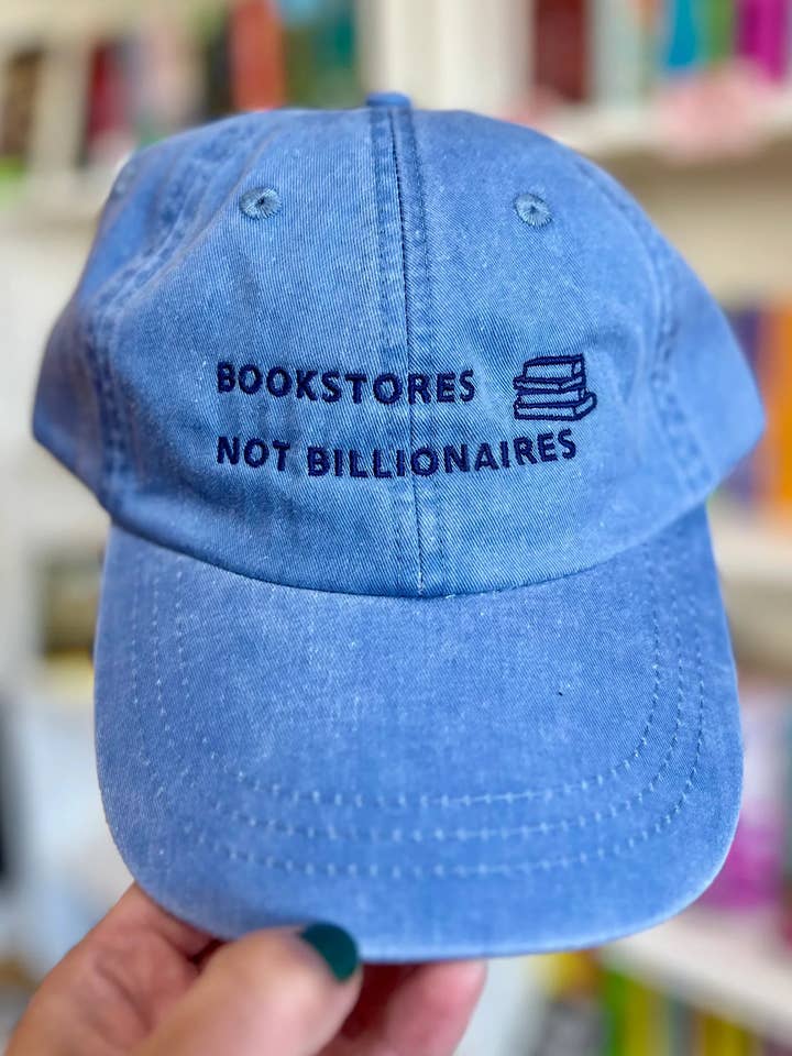 Bookstores Not Billionaires Baseball Hat - bookstore gifts for wholesale by Overseasoned