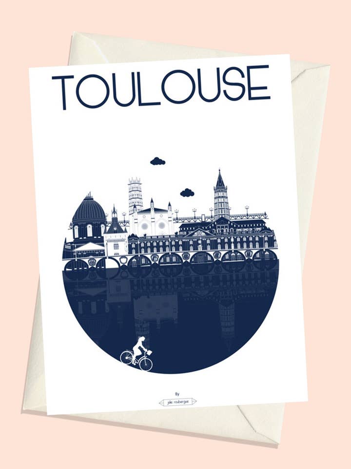 Carte Postale TOULOUSE, la Ville pour la vente par Julie Roubergue