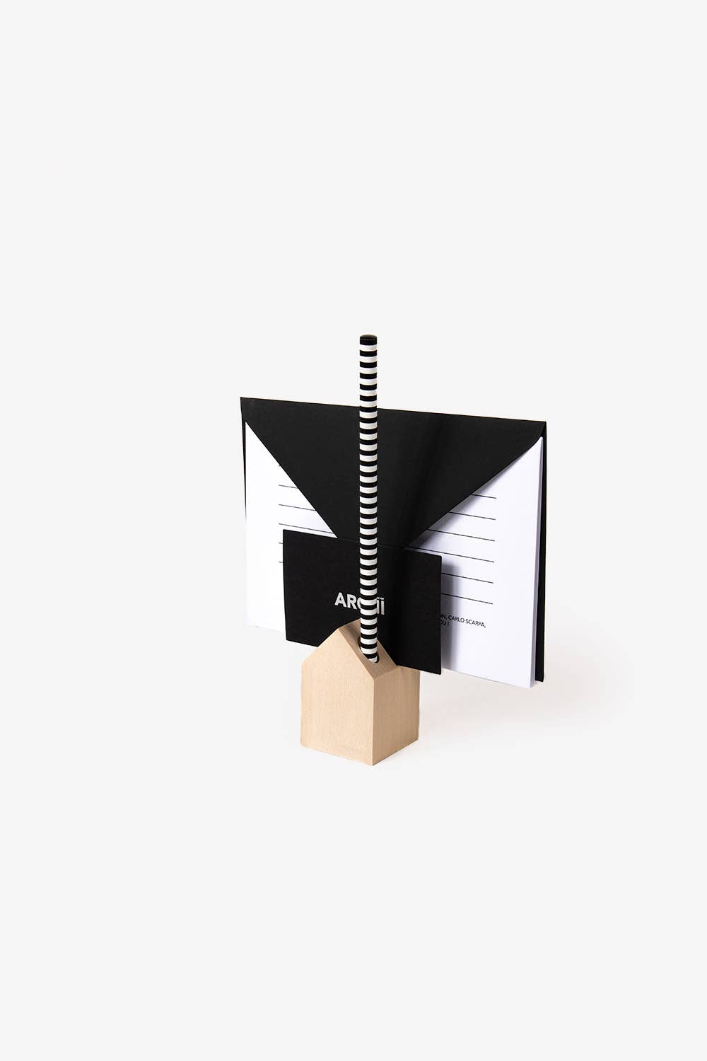 Cinqpoints - Wholesale Pencil Holder - Wooden houses card and pencil holders - Christmas Gift1