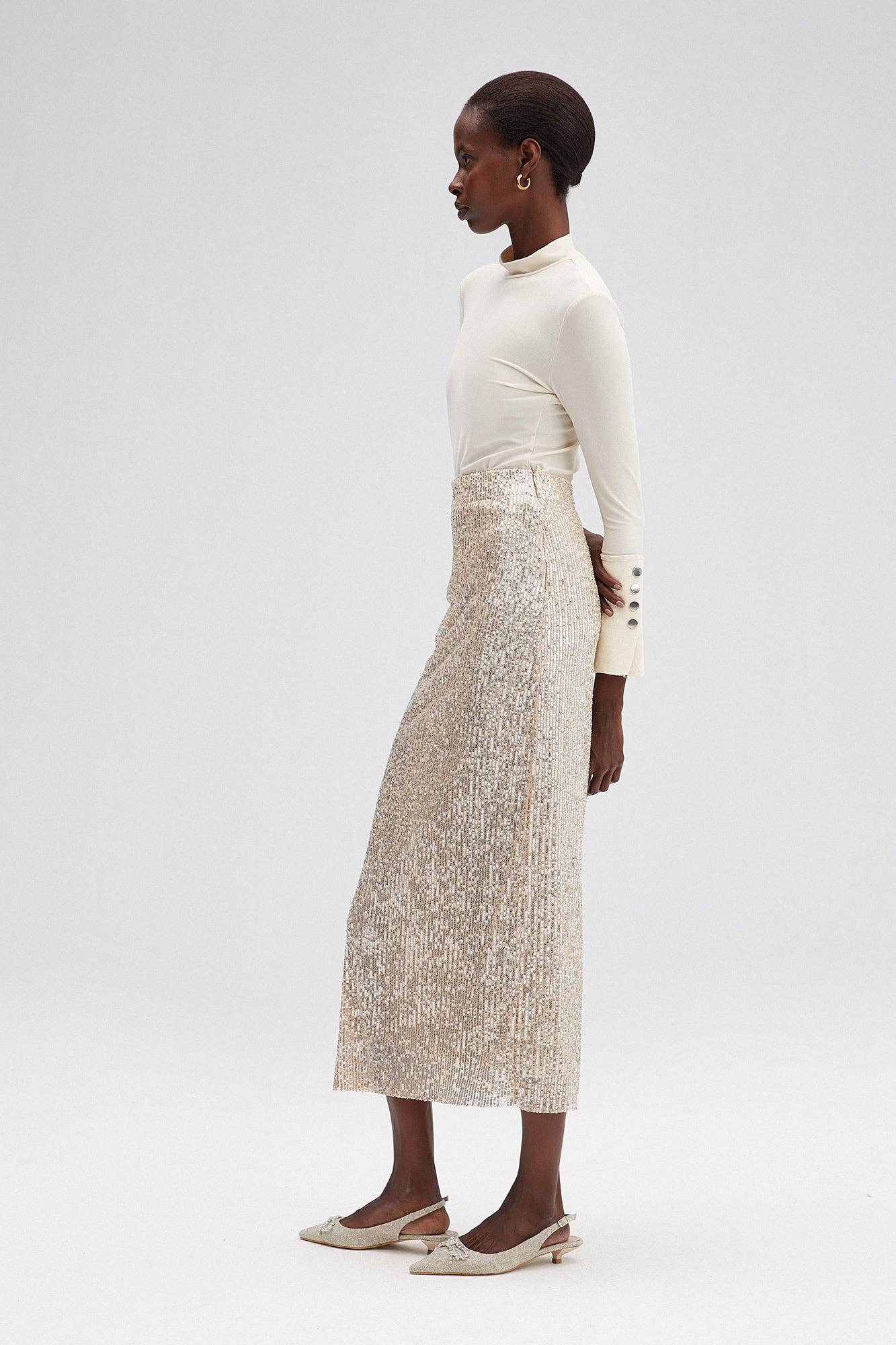 G m  SEQUIN PENCIL SKIRT for wholesale on Faire1