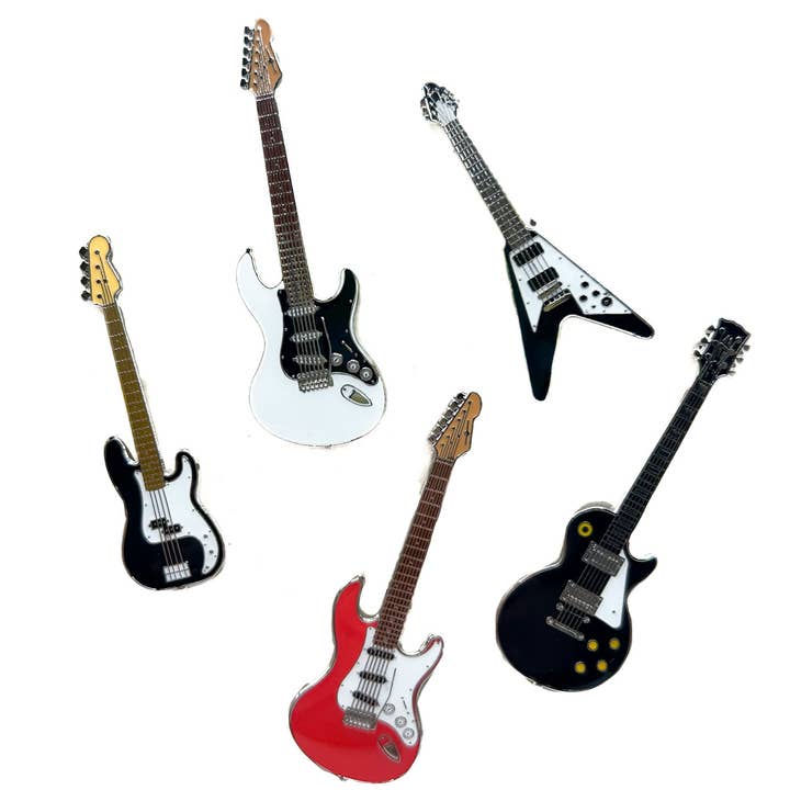 Gifts Amazing! - Wholesale Lapel Pin/Button - Enamel Guitar Pins2