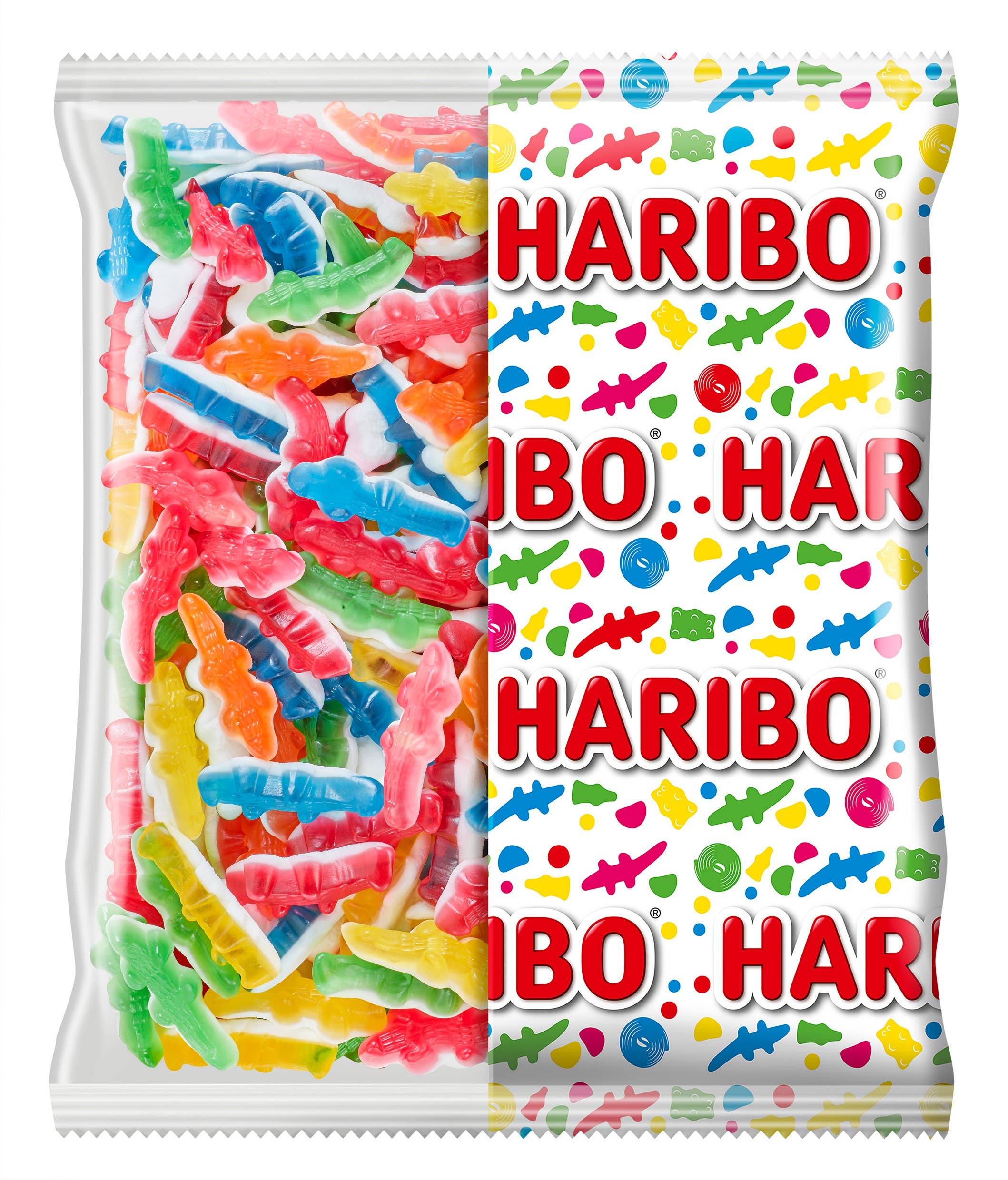 123bonbon - Vendita all'ingrosso Caramelle gommose - HARIBO Hari Croco - Sacco da 2 kg