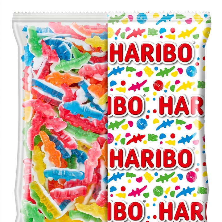 123bonbon – wholesale Gummy – HARIBO Hari Croco - Bag 4.4 lb