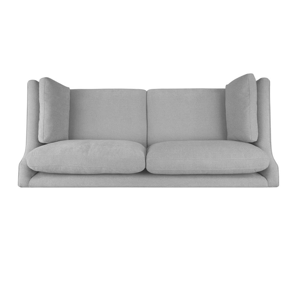 Olliix - Wholesale Sofa - Soft Back Modern Loveseat Sofa for Living Room, Beige*8