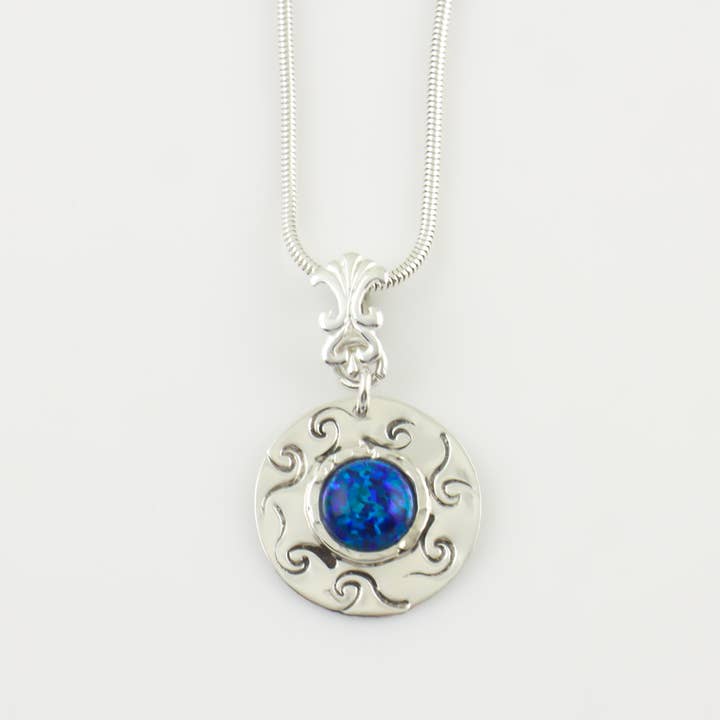 Blue Horizon Pendant for wholesale by Set Adrift Designs