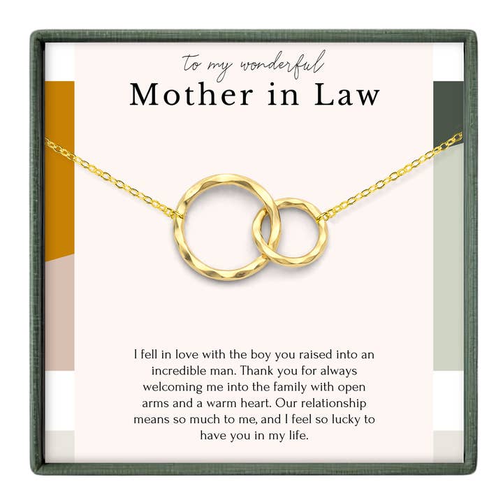 Cadeau pour la mère du marié de la mariée - Or Argent Perle pour la vente par hope love shine