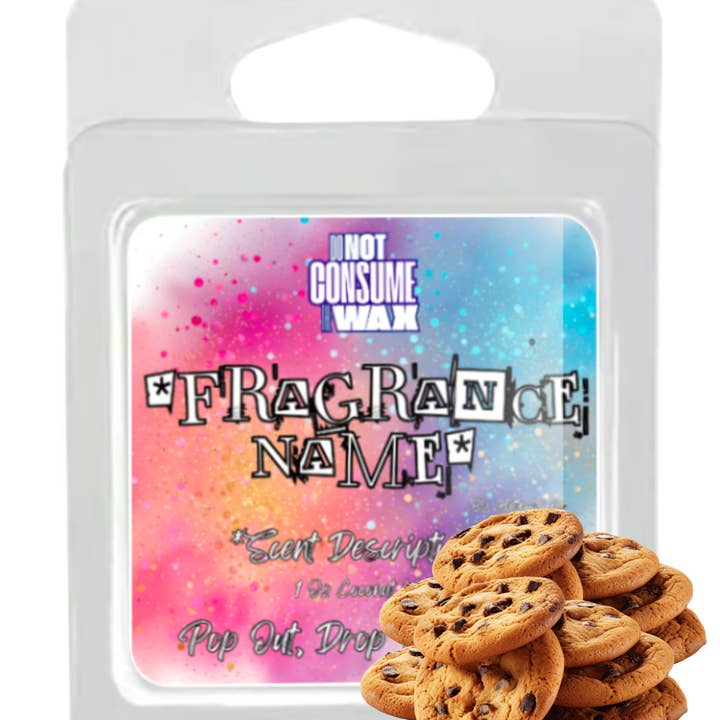 Timmy's Cookies Mini Wax Melt: Chocolate Chip Cookie Scent by Glitterwicks for wholesale by Glitterwicks