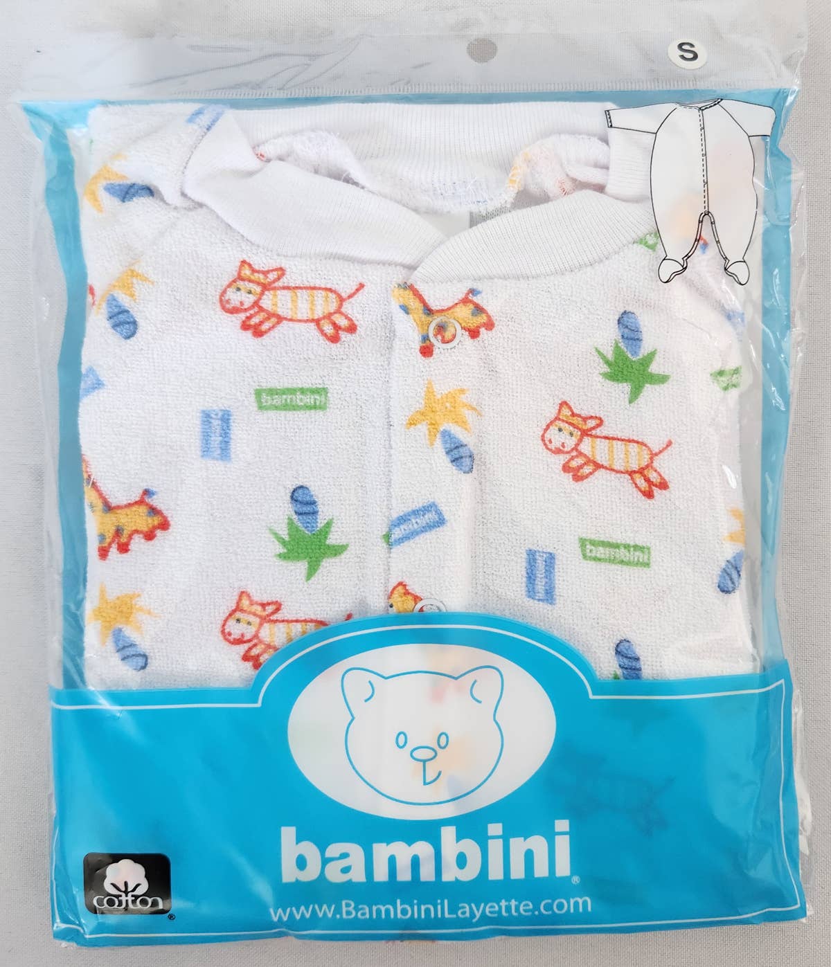 Bambini Infant Wear inc. - Wholesale Sleepsuit - Baby - Bambini One Pack Terry Sleep & Play2