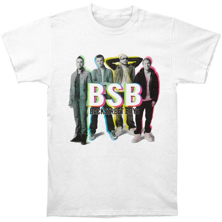 Backstreet Boys Color Shadow Slim Fit T-shirt for wholesale by Rockabilia