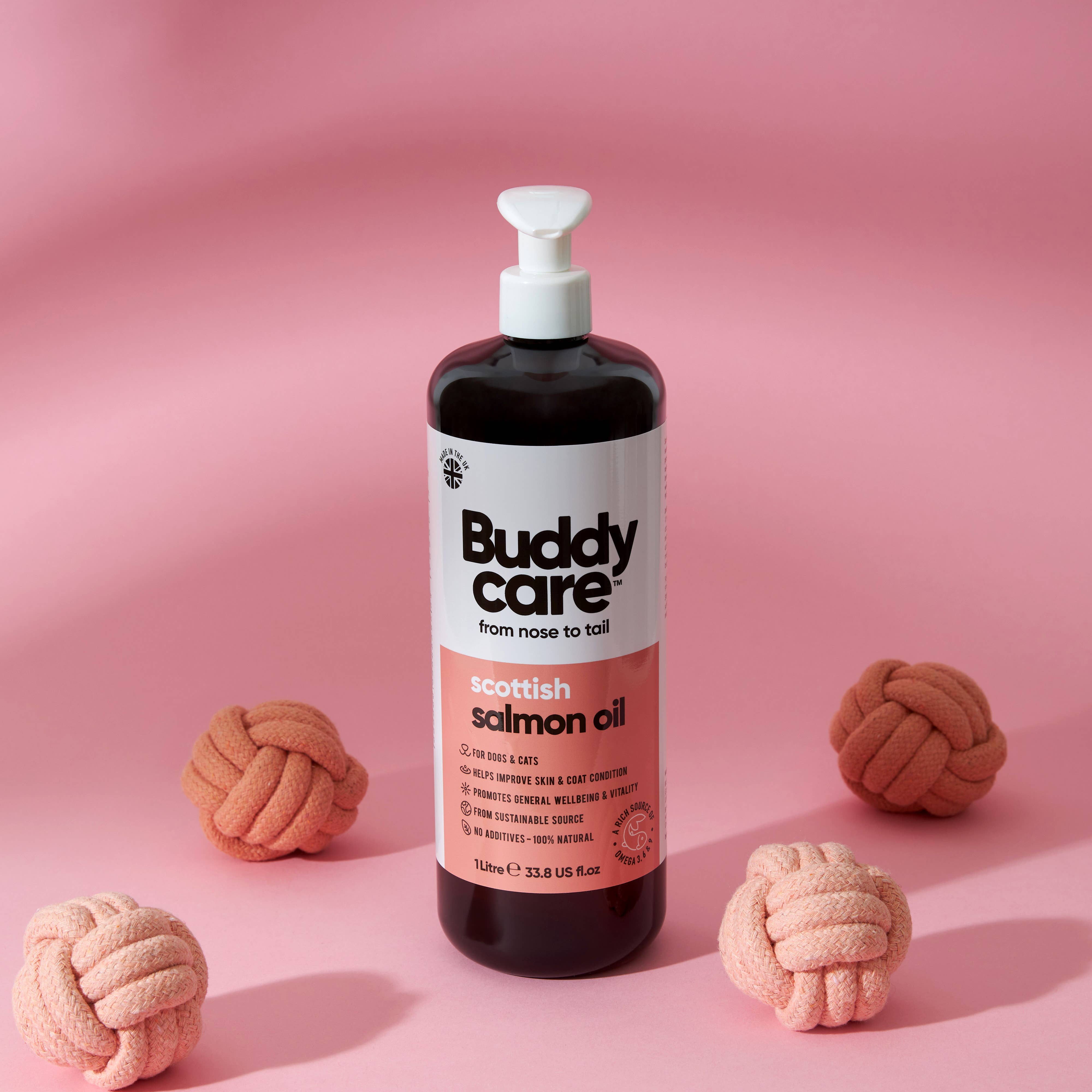 Buddycare - Wholesale Pet Supplement - Cat/Dog - Salmon Oil - 33.8 fl oz2