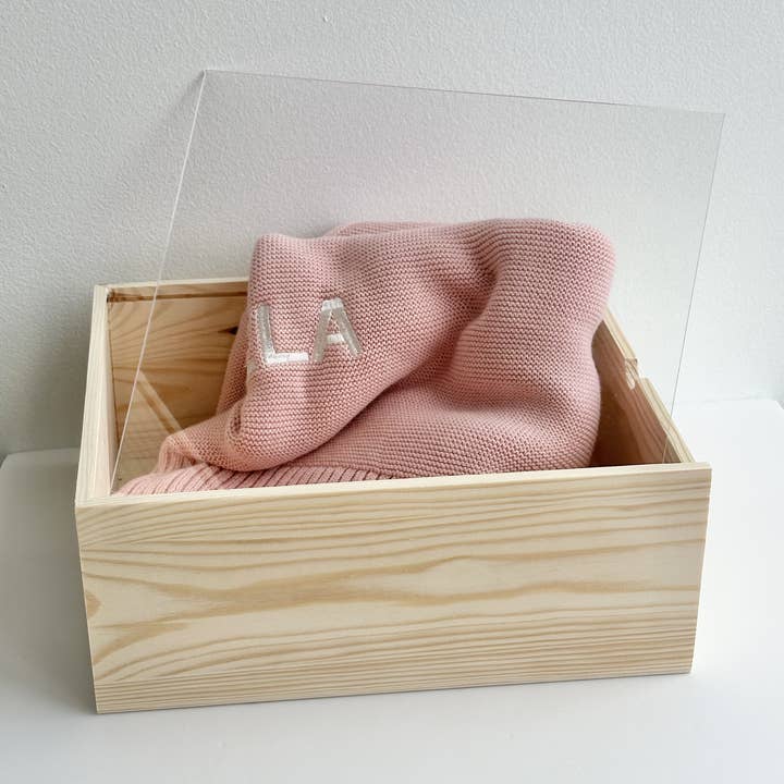 Plain Acrylic Lid Keepsake Box - XL for wholesale by CMC Gold