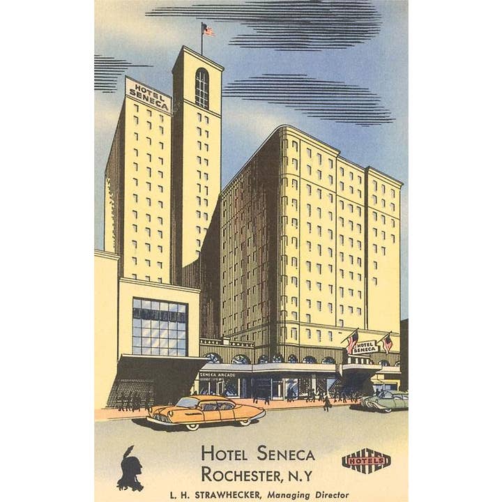 Found Image Press - Wholesale Art Print - Art Print NS-306 Hotel Seneca, Rochester, New York