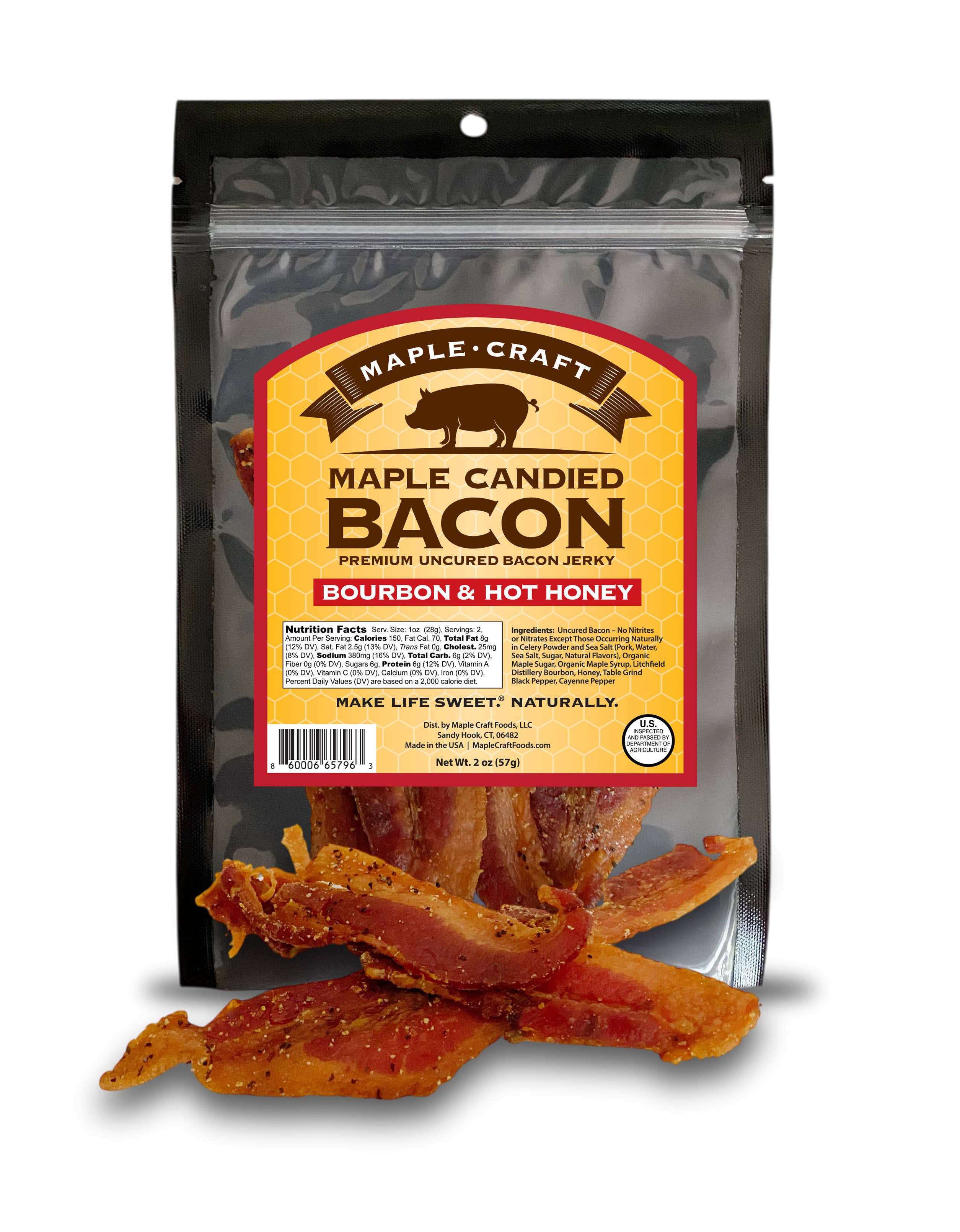 Maple Craft Foods - Vente Viande séchée - Jerky de bacon confit à l'érable4