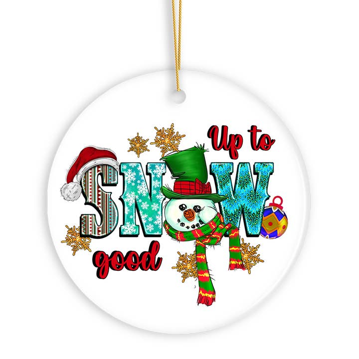 OrnamentallyYou - Wholesale Ornament - Up to Snow Good Cute Christmas Ornament with Snowman2