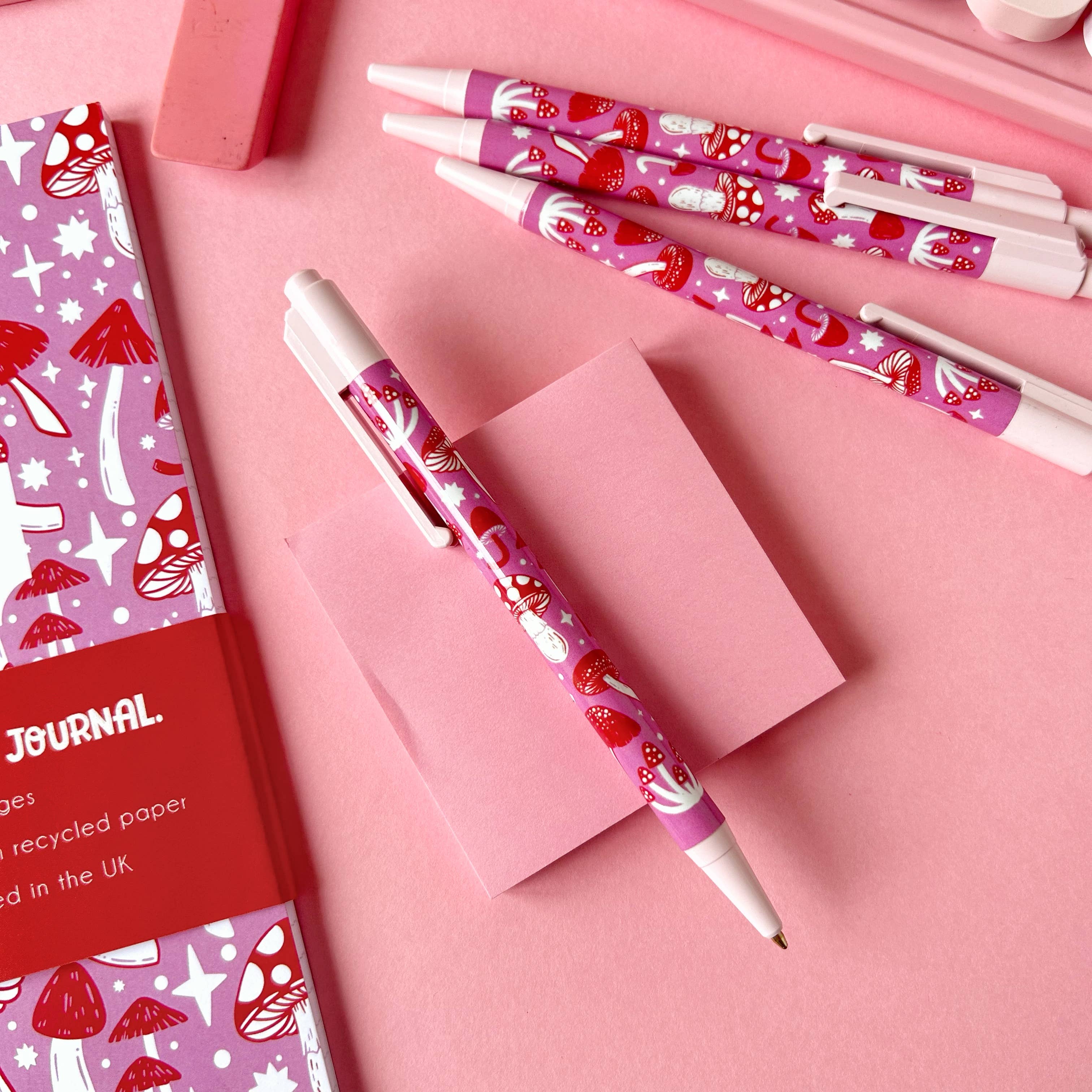 Stacey McEvoy Caunt – wholesale Pen – Pink Mushroom Pen4