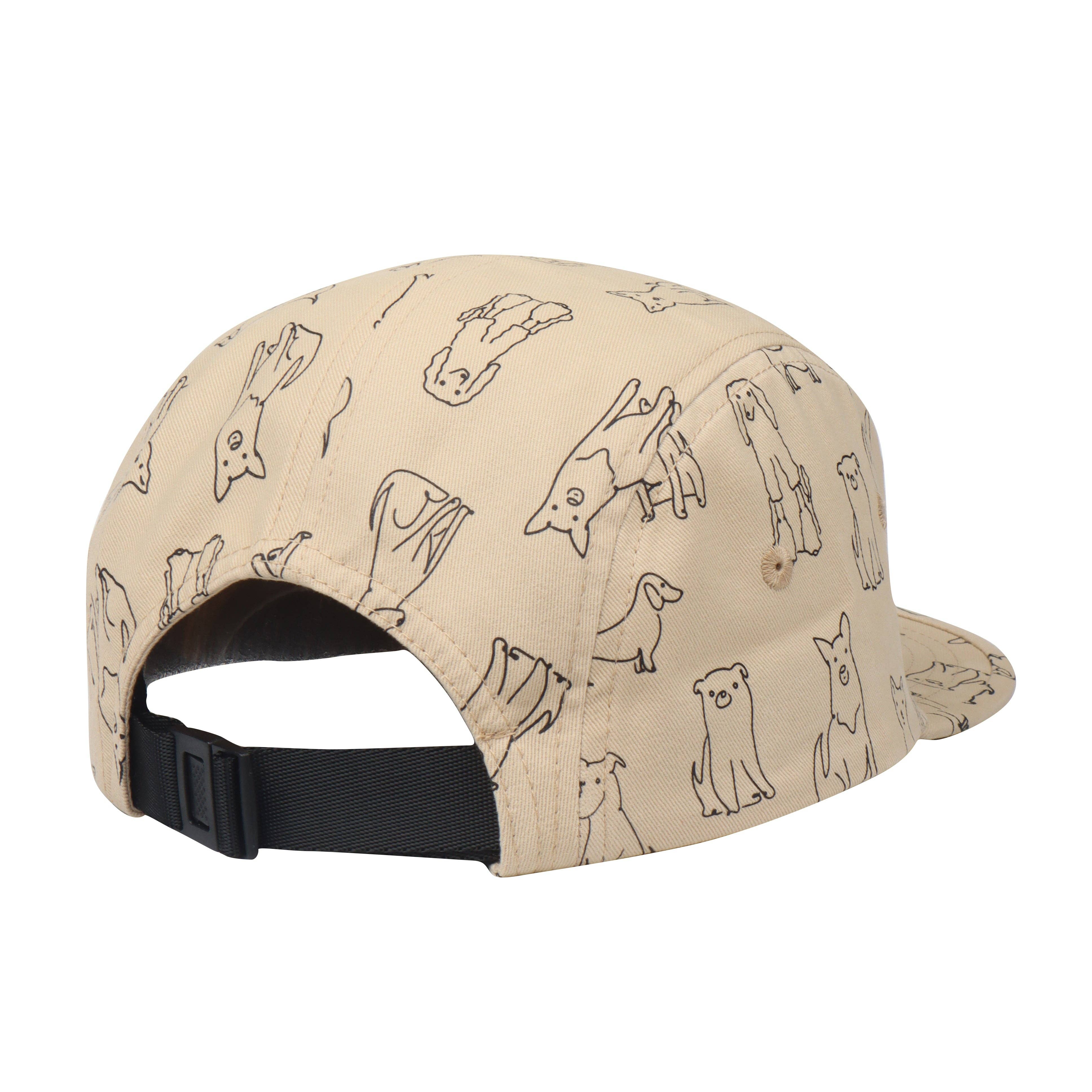 HATPHILE - Wholesale Flat Brim Cap - Unisex - HatPhile Cartoon Dog Cotton 5-Panel Hat – Playful Design for Everyday Wear5
