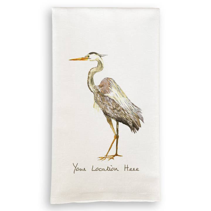 Brown Heron with Location for wholesale by French Graffiti