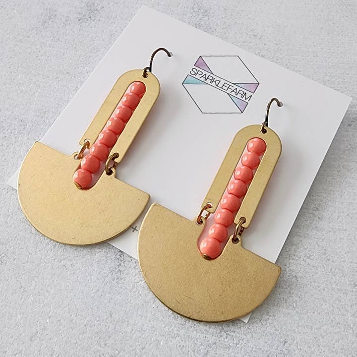 Golden Totem Øreringe for engroshandel hos SPARKLEFARM