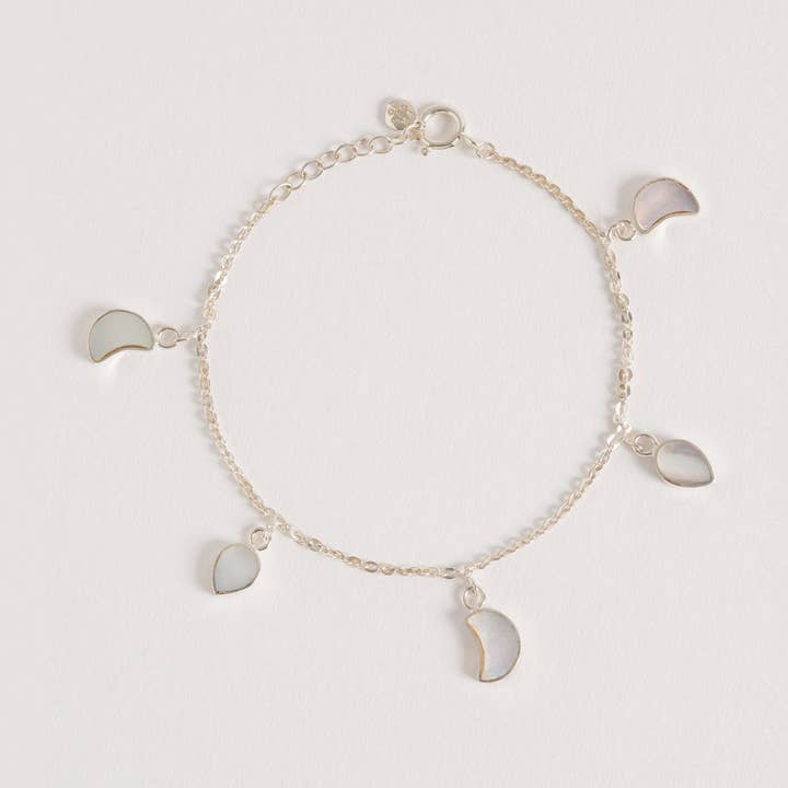 Kleines Mondarmband Silber für den Großhandel von Freya Rose