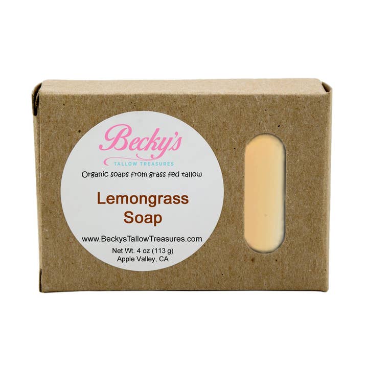 Citrongräs Body Soap för wholesale av Becky's Tallow Treasures