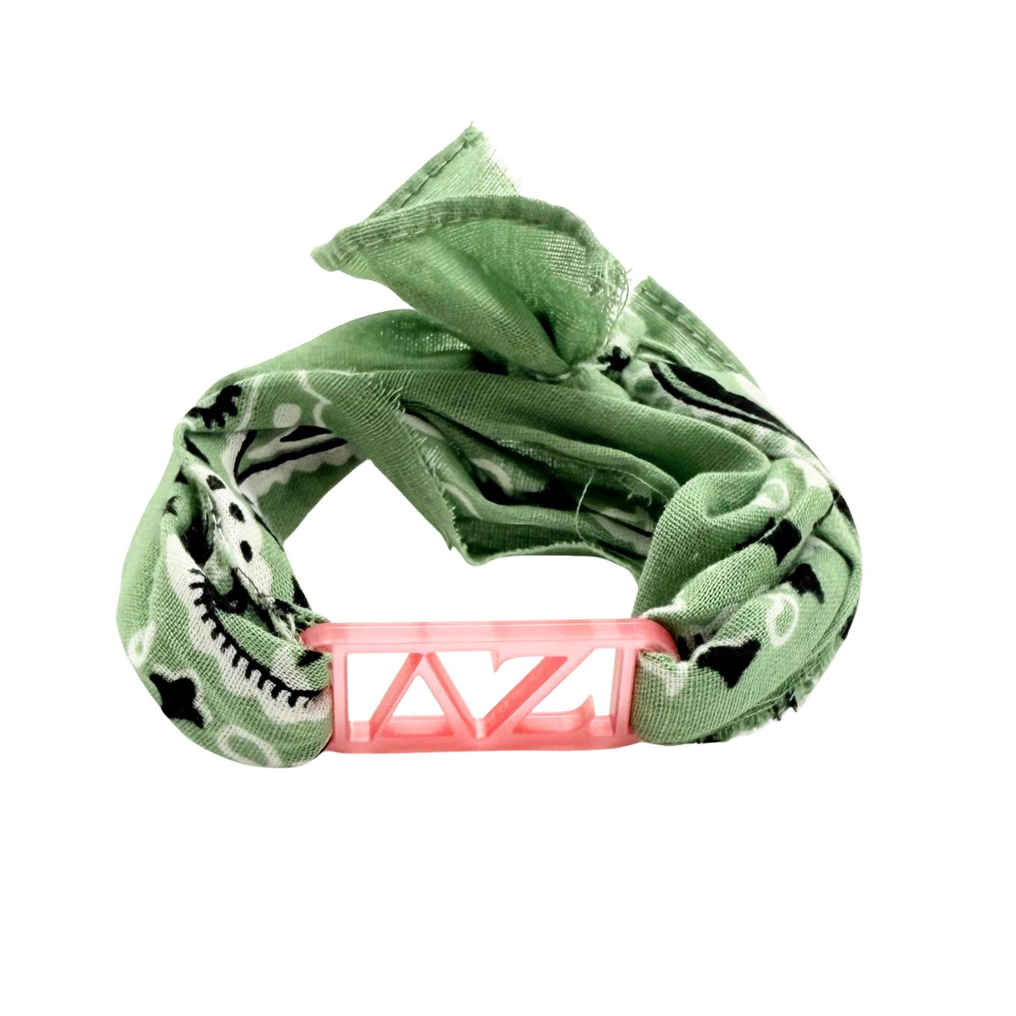 Sarahndipity Shop - Wholesale Bandana - Women's - Bandana Wrap w/ Sorority Acrylic Slide 8